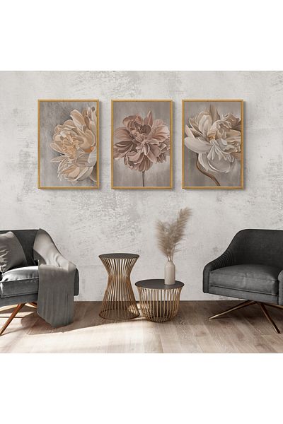 TekTablo Pictură, Set de pictură din 3 piese, Set de pictură înrămată