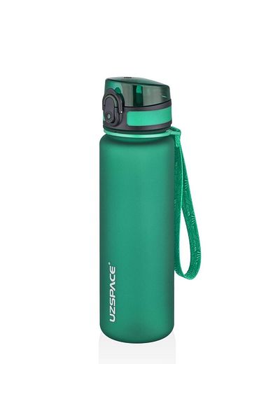 Uzspace Green Soft Touch Tritan Water Bottle - 500ml, 0.50 L Plastic