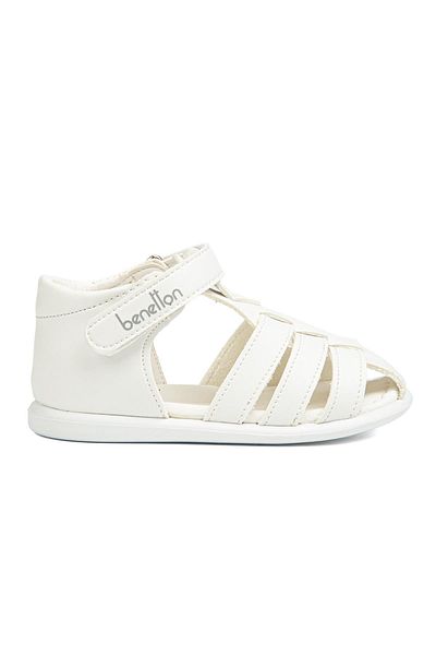Benetton ®|BN-1251- White - Children's Sandals