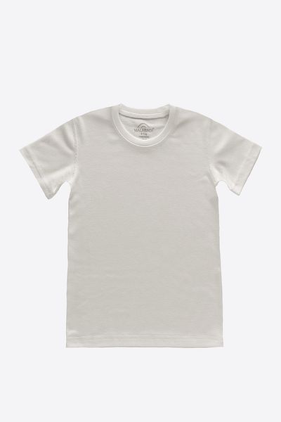 Malabadi Unisex Kids Ecru Short Sleeve Viloft Thermal Top Underwear 90402