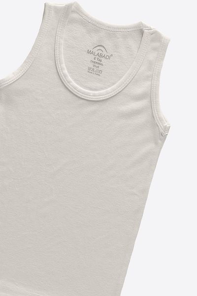 Malabadi Ecru Unisex Children's Thermal Undershirt - Pack of 2 Viloft 404