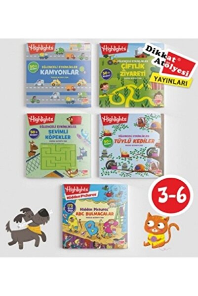 Dikkat Atölyesi Yayınları Highlights Sticker Eğlenceli Etkinliklerle Hikayeli...