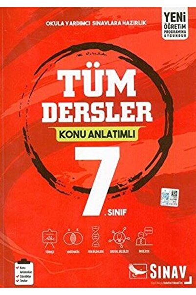 Sınav Yayınları 7. Sınıf Tüm Dersler Konu Anlatımlı Kolektif Kitabı 672 Sayfa...