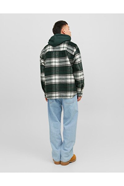 Jack & Jones Ανδρικό μακρυμάνικο πουκάμισο με καρό σχέδιο - 12239303