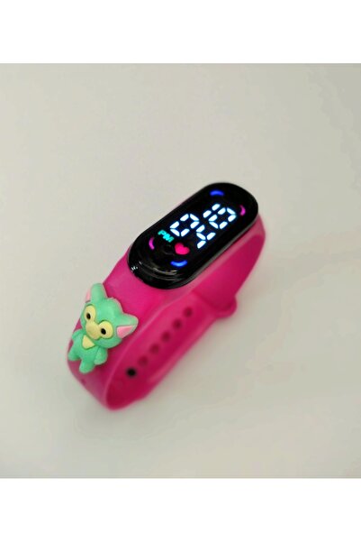 bi dünya saat aksesuar ساعة LED للأطفال تعمل باللمس (ليست ساعة ذكية.)