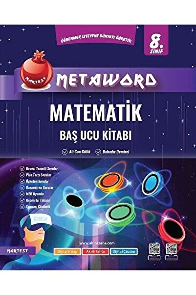 Nartest Yayınevi 8. Sınıf Matematik Metaword Baş Ucu Kitabı / Ali Can Güllü /...
