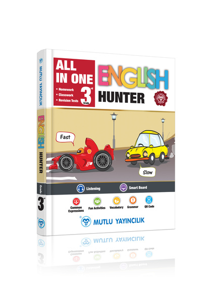 Mutlu Yayıncılık English Hunter 3 (3.SINIF KONU ANLATIMLI)