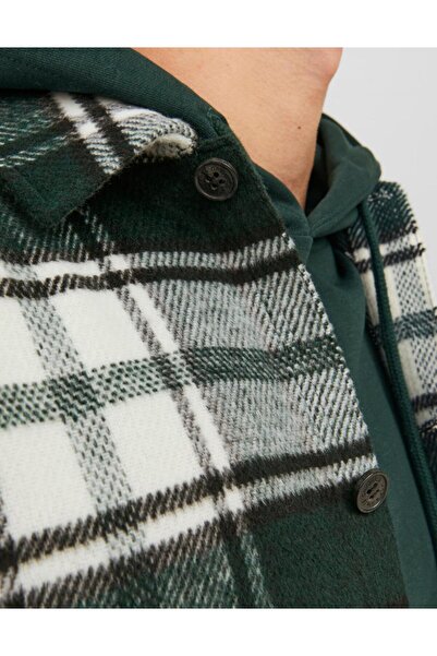 Jack & Jones Ανδρικό μακρυμάνικο πουκάμισο με καρό σχέδιο - 12239303