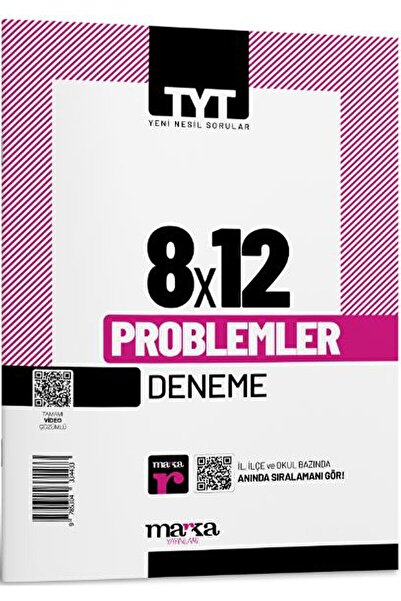 Marka Yayınları 2024 TYT Yeni Nesil Problemler 8 Deneme Tamamı Video Çözümlü ...