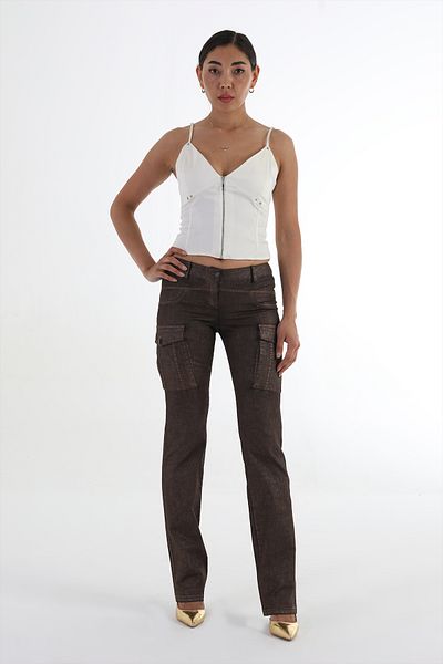 Balizza BLZ-CARGO POCKET ZIPPER ON THE BACK POCKET ACCESSORY NORMAL WAIST PANT