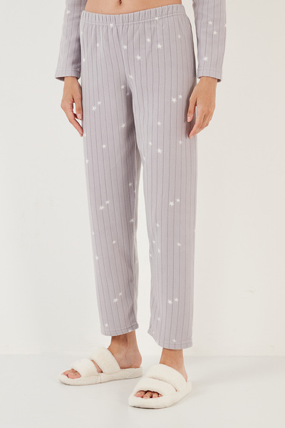 Lela Regular Fit Gömlek Yaka Önden Düğmeli Polar Pijama Takımı PİJAMA TAKIMI 6571009