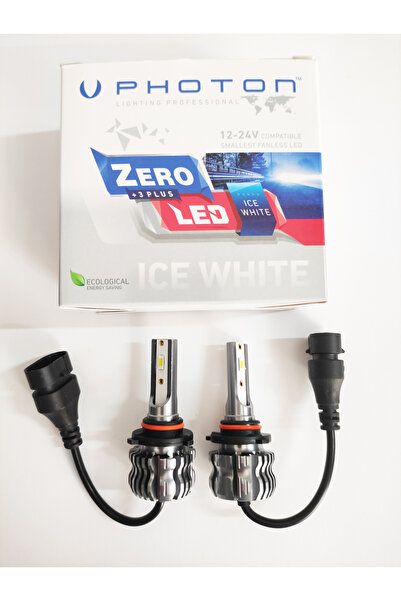 REPLAX Photon Zero HB3 9005 +3 Plus Fansız Led Xenon Buz Beyaz 12V-24V Uyumlu...