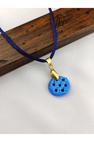 Newa Jewellry قلادة من الساتان ذات 7 عيون من السوريان مع خرز عين الشر