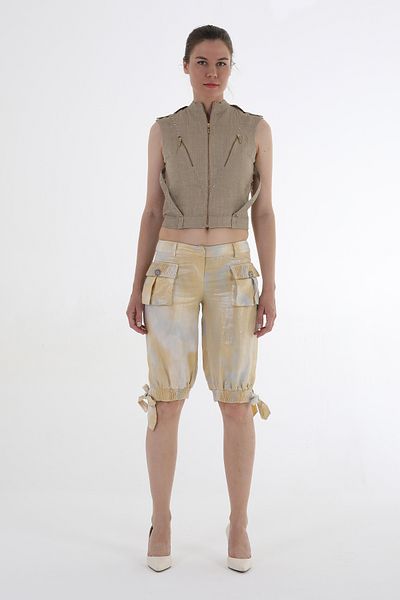 Balizza BLZ-NORMAL WAIST CAPRY WITH FRONT POCKET AND RUBBER
