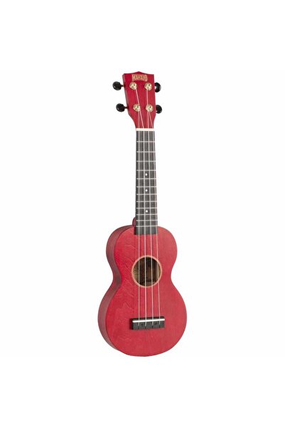 2Box Mahalo MS1TRD Slimline Serisi Soprano Ukulele (Transparent Red)