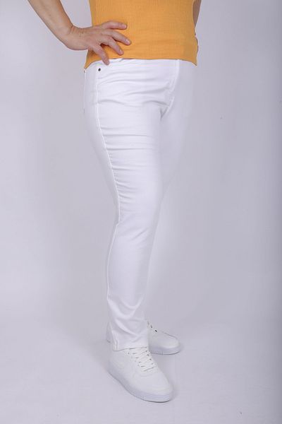 Hitit Butik White Skinny Leg Trousers
