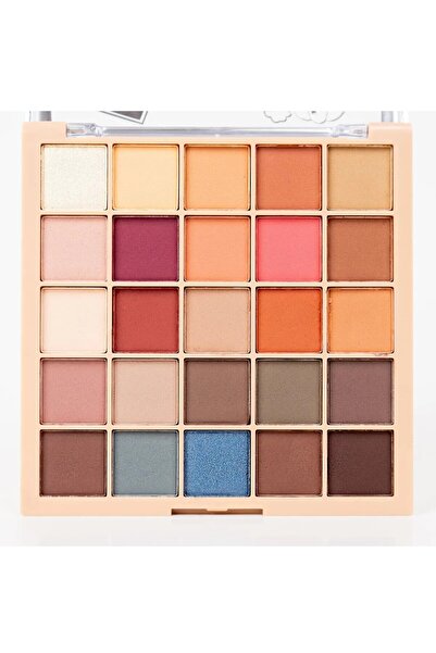 ZEYNABEAUTY 25'Li Mat ve Işıltılı Nude Far Paleti Nude Eyeshadow