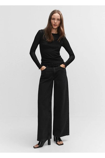 MANGO Woman Kombination T-Shirt Bluse