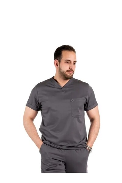 Prof الملابس الطبية معاطف الطبيب والممرضات الدعك الجراحية قطعة علوية من الليك...