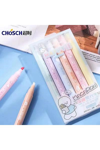 NaSaDAN Chosch Erasable Double Ended Highlighter Set