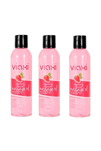 Viaxi Çilekli Masaj Yağı 177 Ml*3 Adet