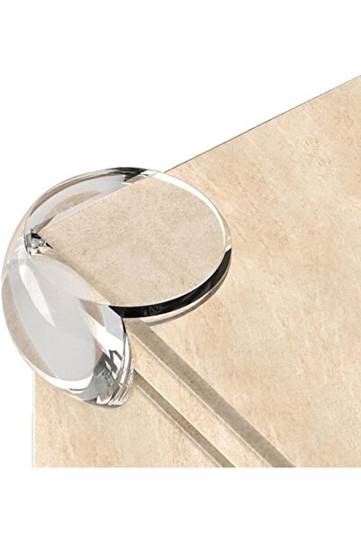 İdeal Baby Çocuk Koruma Seti 10 Adet Mobilya Köşeleri İçin Silikon Köşe Koruyucu Dairesel Silikon Köşe Koruyucu