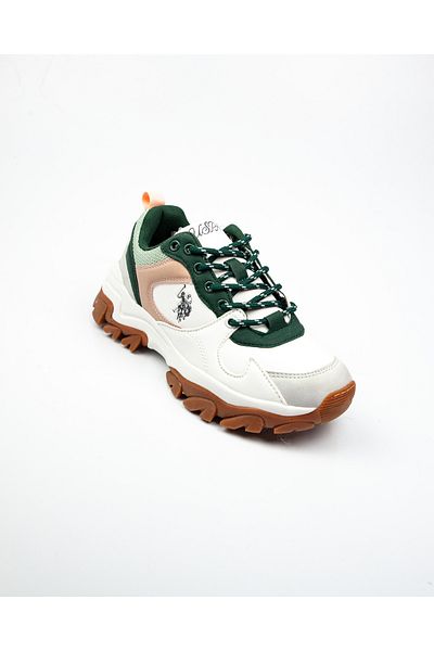 U.S. Polo Assn. Adidași albi pentru copii