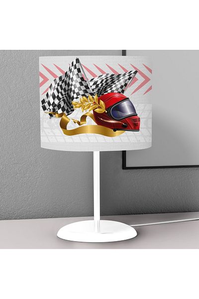 instababyrooms TeenAge Model 0001 - Children's Room Digital Printed Single Modern Pendant Lamp Chandelier