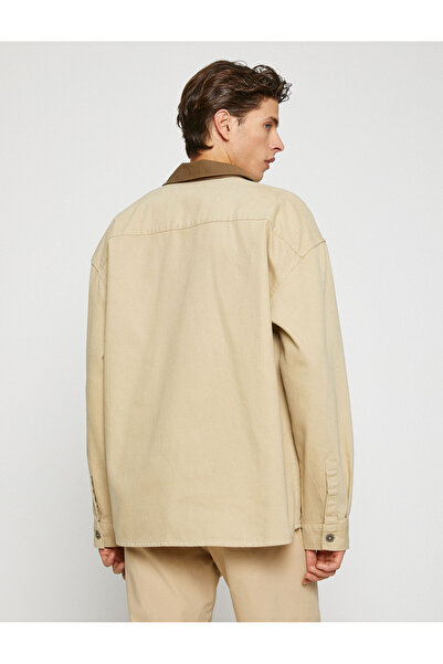 Koton Basic Cepli Gömlek Yaka Detaylı