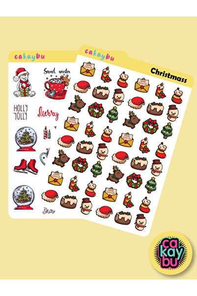 cakaybu Autocolant de Crăciun