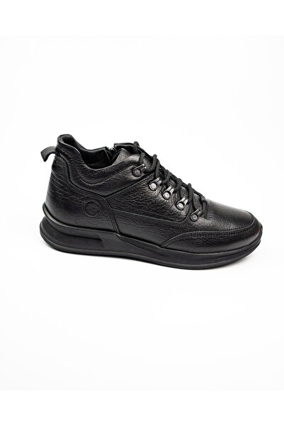 Voyager 4509 Siyah Deri Erkek Bot