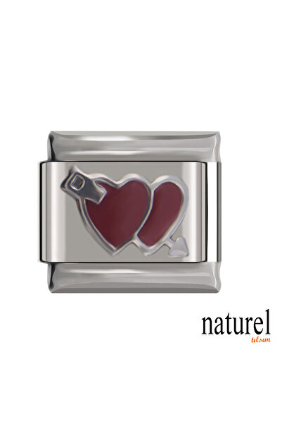 Naturel Tılsım سحر إيطالي ستانلس ستيل 9 ملم