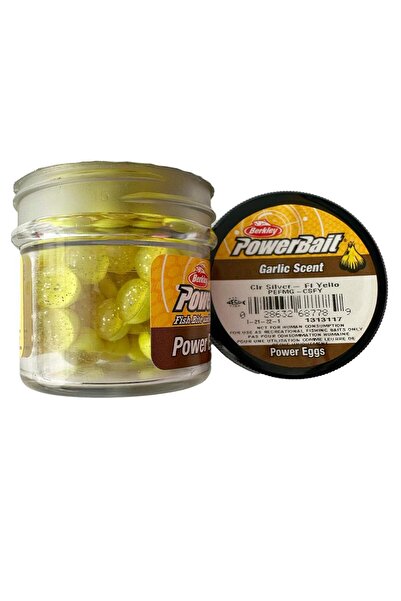 BERKLEY Power Bait Garlic Scent - Clr Siver - Fl Yellow