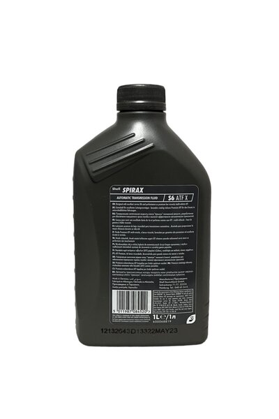 SHELL Sprirax S6 ATF X Otomatik Şanzıman Yağı 1 Litre
