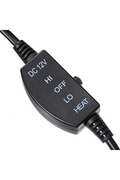KTS Araç Oto Koltuk Lüks Isıtma Minderi 12V Çakmaklık Girişli Gri