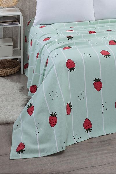 Mulberry Double Pique Bedspread with Elastic Sheet