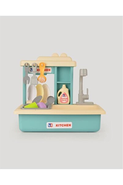 LETS BE CHILD LC Pilli İnteraktif Lavabo Seti Turkuaz LC-30916,İnteraktif Eği...
