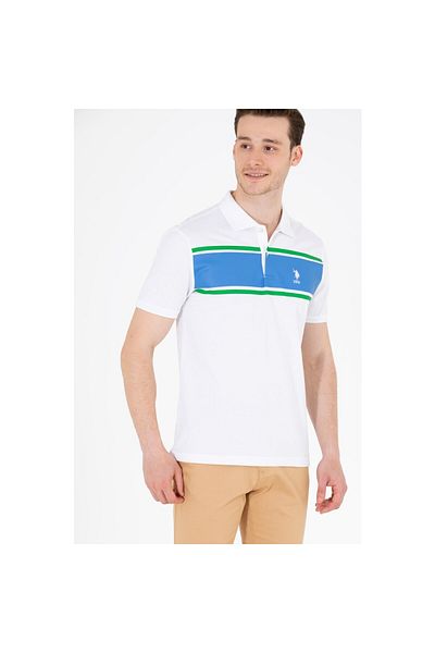 U.S. Polo Assn. ανδρικό μπλουζάκι πόλο με λαιμόκοψη
