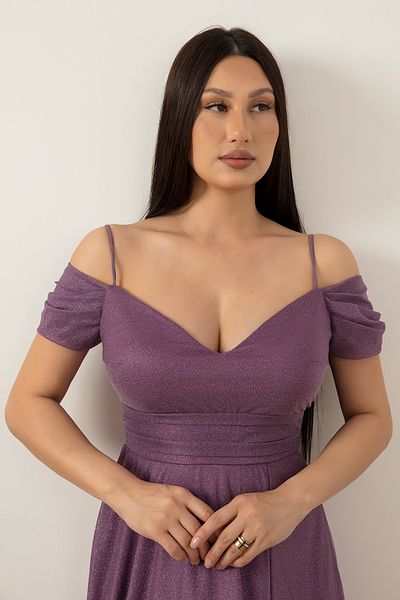 PULLIMM Rochie din tul cu bretele plisate 39638