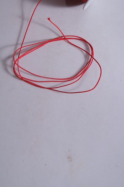 Eskişehir hobi sanat 0.8 mm 100 Meters Red Color Parachute Cord Macrame Bracelet Cord Necklace Jewelry Design Cord