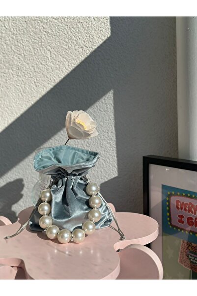 INU Özel Tasarım İnci Detaylı Çanta