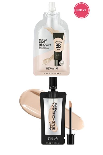 BEAUSTA Perfect Cover Consumer - High Coverage under Eye and Skin Care, No:21