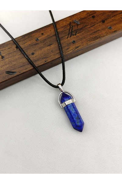 Newa Jewellry قلادة من الأحجار الكريمة الطبيعية مع حجر اللازورد لتنشيط حفاضات...