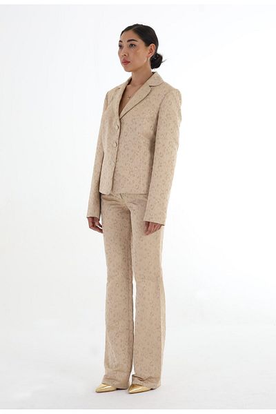 Balizza BLZ-GOLD SILVERY NORMAL WAIST PANTS