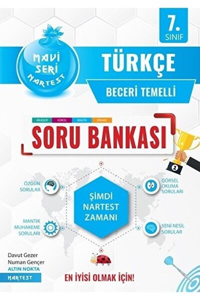 Nartest Yayınevi 7. Sınıf Mavi Türkçe Soru Bankası / Kolektif / Nartest Yayın...