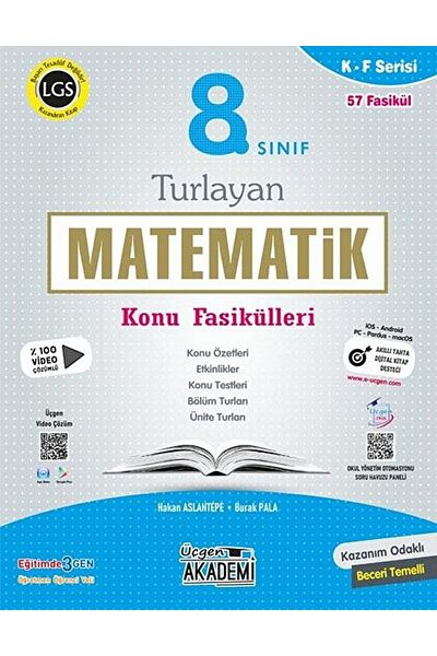 Üçgen Yayıncılık 8. الفصول الدراسية الرياضيات موضوع اللفافة / الجماعية / المثلث النشر / 9786257152921