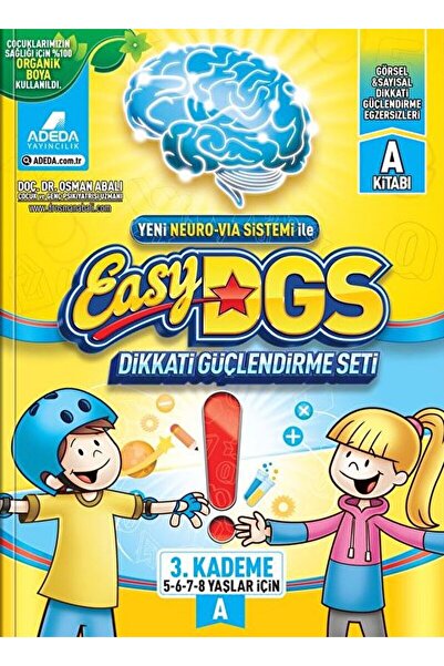 Adeda Yayınları Easy Dikkati Güçlendirme Seti 5/8 Yaş A / Osman Abalı / Adeda Yayınları / 9786056903571
