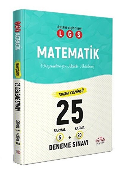 Editör Yayınevi LGS Matematik 25 Branş Denemesi Nasıl Çözülür / Kolektif / Ed...