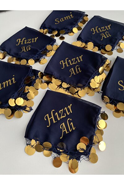 TAN EVENT Baskılı Mendil Kişiye Özel Kına Ve Sünnet Düğünü 10 Adet