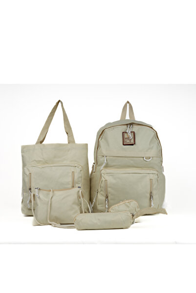 DORUKELYAF 5li Çanta Seti Sırt Çantası Kol Çantası Çanta Seti